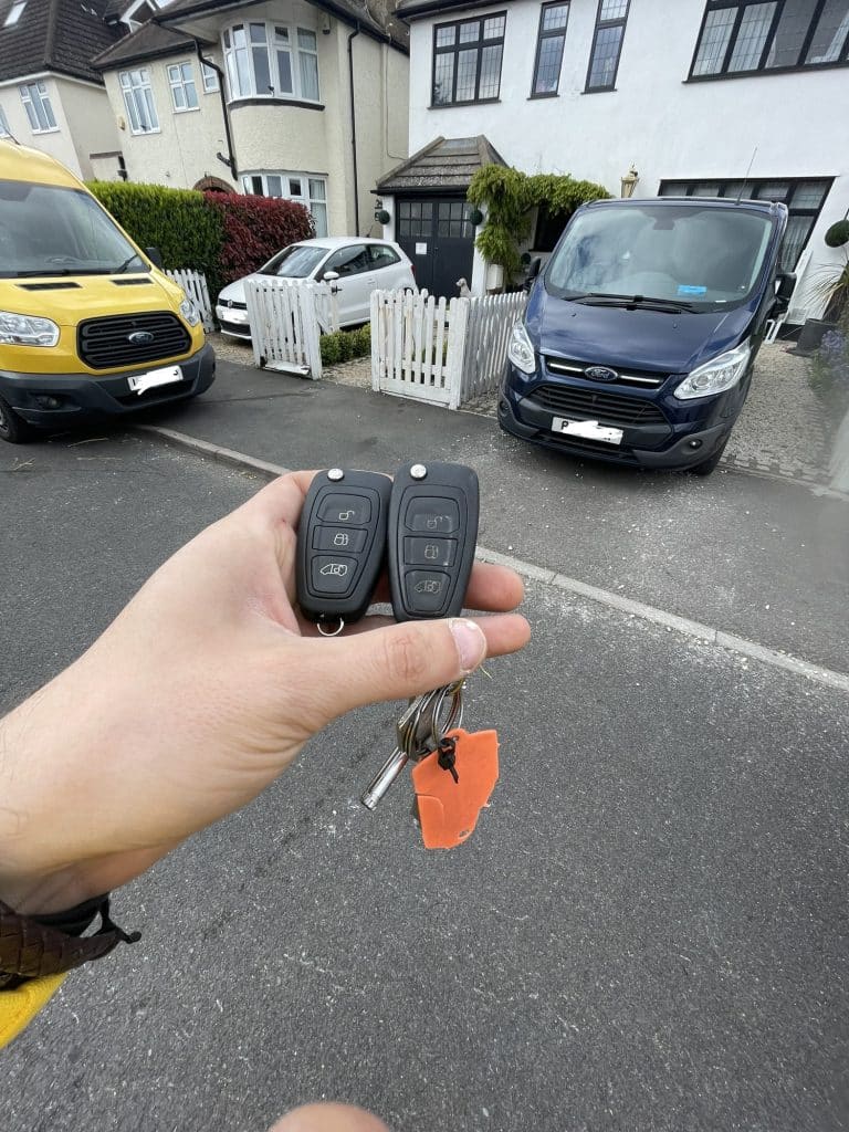 Ford Transit custom spare remote key made