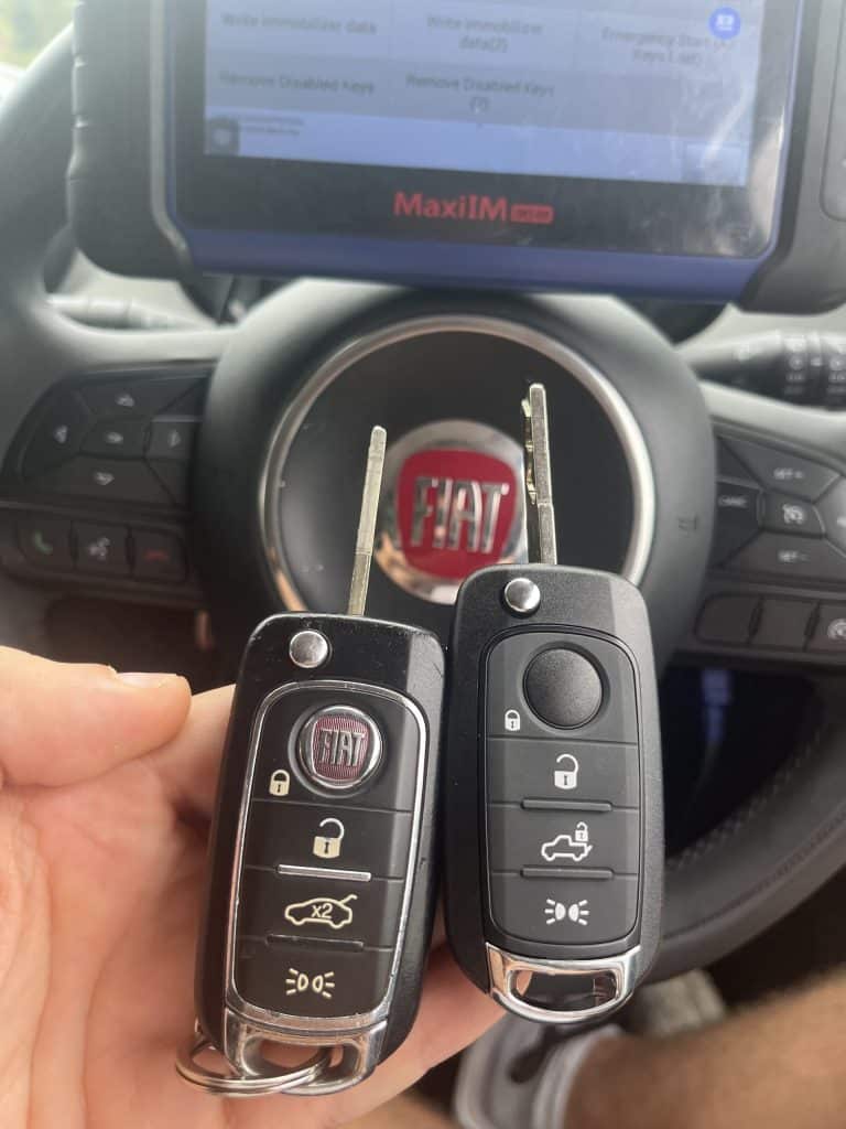 fiat 500x car key cut in south oxhey