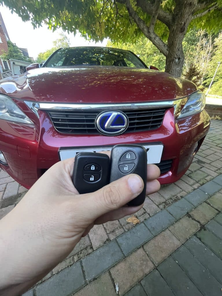 Lexus spare remote key