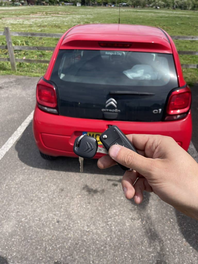 C1/Aygo/107 key upgrade